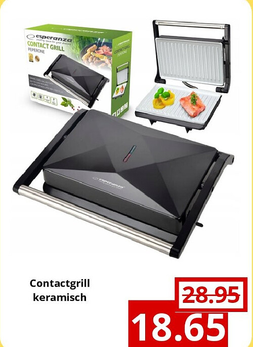 Contactgrill keramisch
