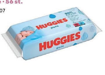 Huggies babylakdoekjes Pure 56 st.