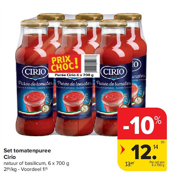 Set tomatenpuree Cirio