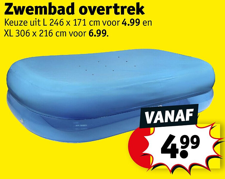 Zwembad overtrek