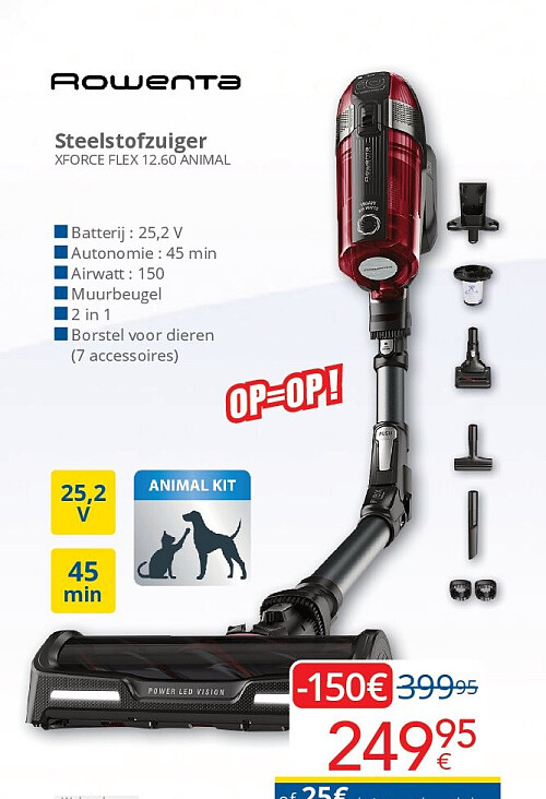Steelstofzuiger XFORCE FLEX 12.60 ANIMAL