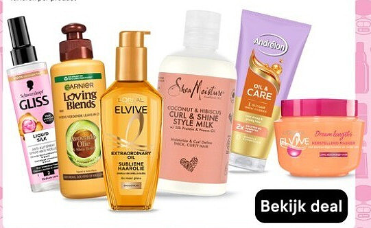 Maskers en kuren van Andrélon, Dove, Elvive, Loving Blends, Gliss, Guhl, John Frieda, Shea Moisture en Syoss