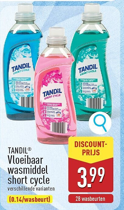 TANDIL® Vloeibaar wasmiddel short cycle