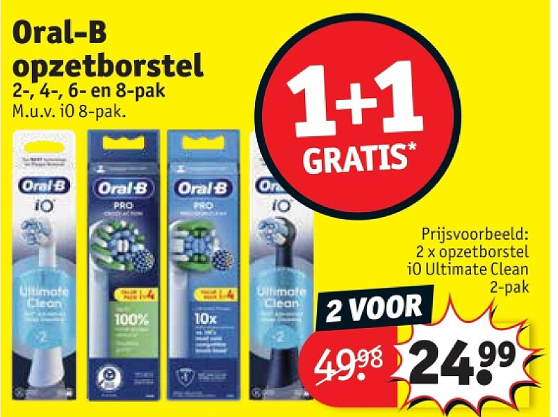 Oral-B opzetborstel