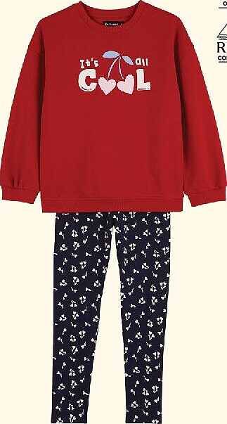 SWEAT + LEGGING FILLE INEXTENSO
