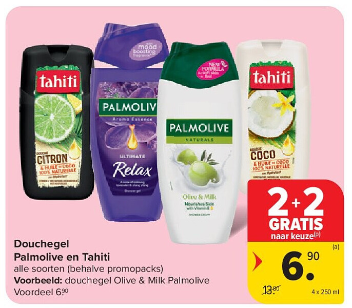 Douchegel Palmolive en Tahiti