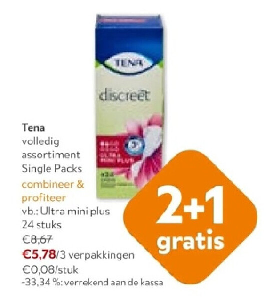 Tena Ultra mini plus 24 stuks