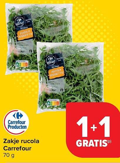 Zakje rucola Carrefour