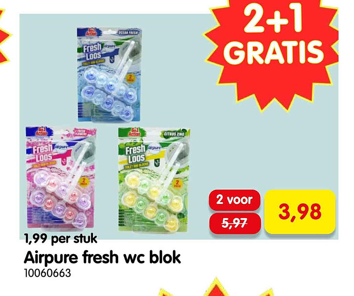 Airpure fresh wc blok