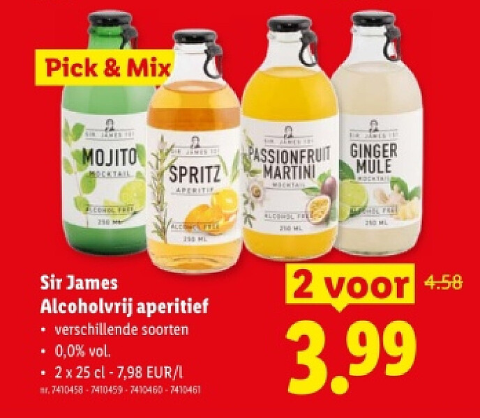 Alcoholvrij aperitief