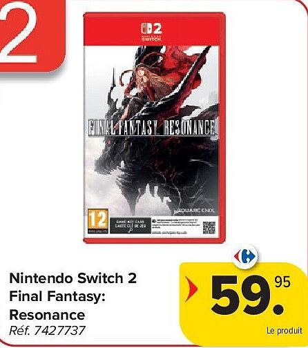 Nintendo Switch 2 Final Fantasy: Resonance