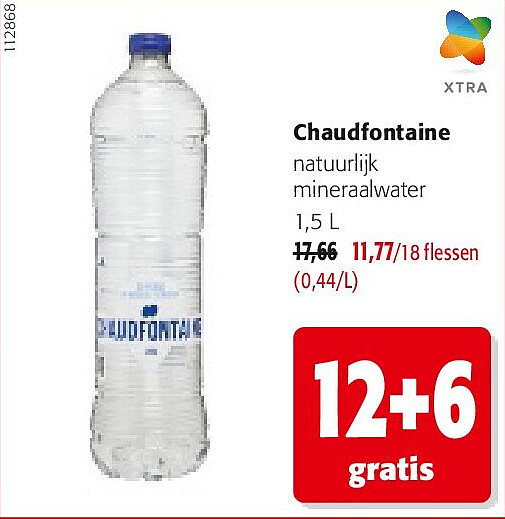 Chaudfontaine natuurlijk mineraalwater 1,5 L