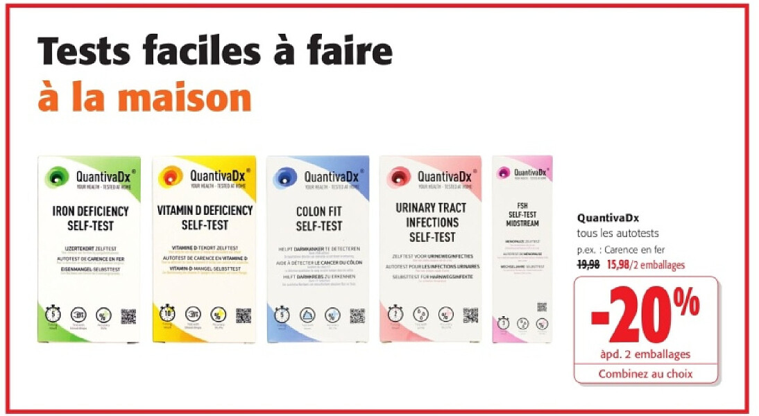 QuantivaDx Carence en fer