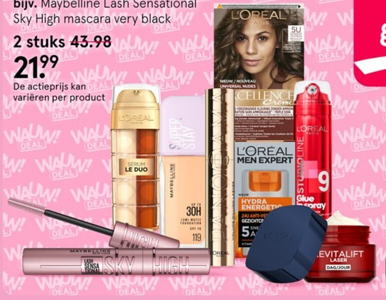 L'Oréal Paris en Maybelline make-up