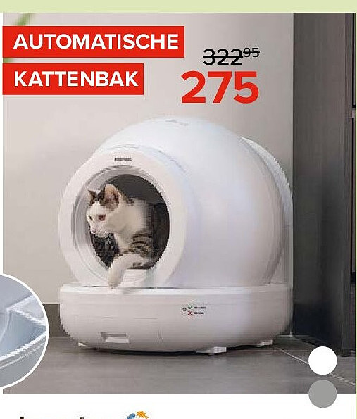 Automatische kattenbak Moeza