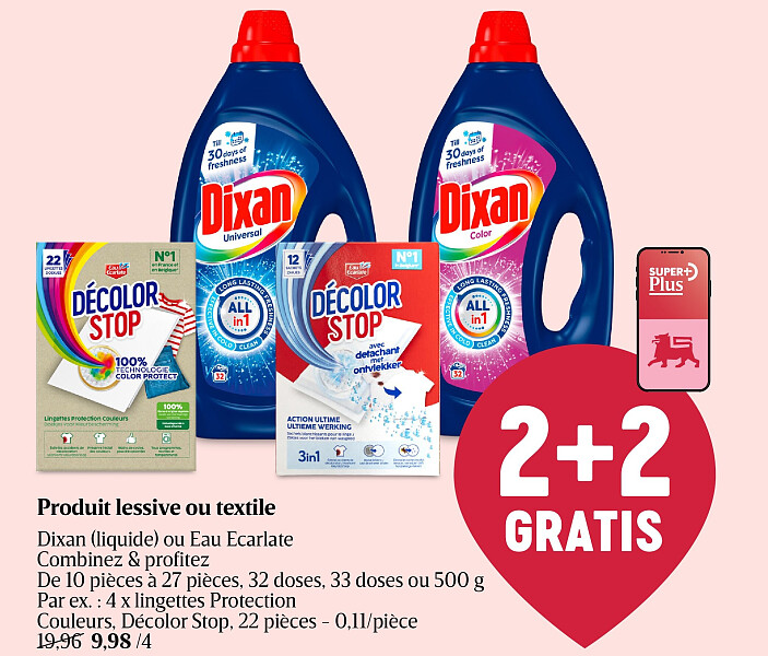 Produit lessive ou textile