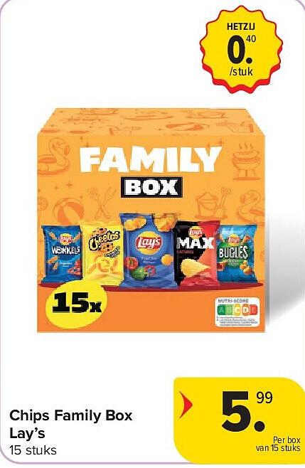 Chips Family Box Lay’s
