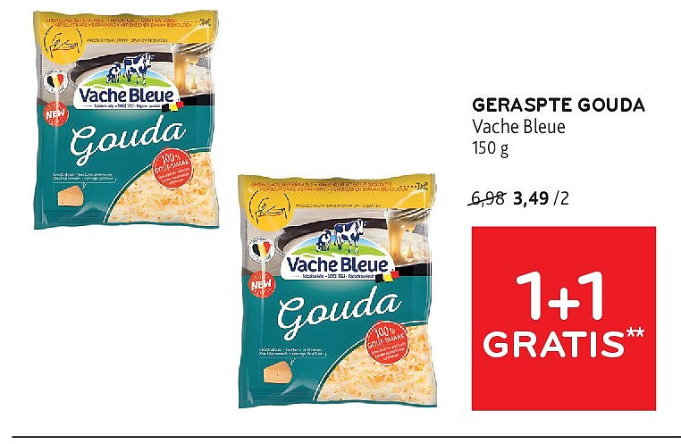 Geraspte Gouda Vache Bleue 150 g
