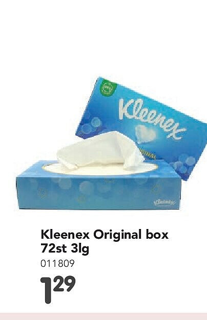 Kleenex Original box 72st 3lg 011809