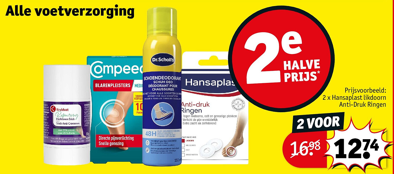 2 x Hansaplast likdoorn Anti-Druk Ringen