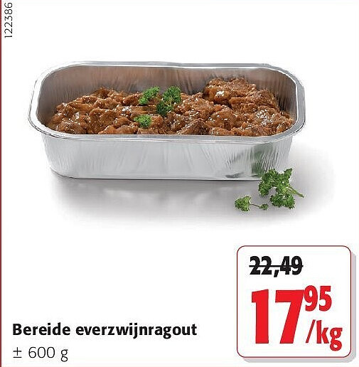 Bereide everzwijnragout
