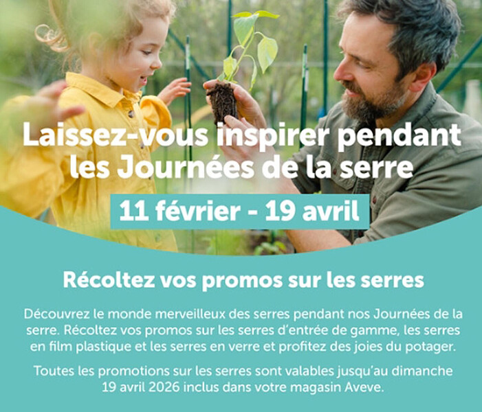 Laissez-vous inspirer pendant les Journées de la serre