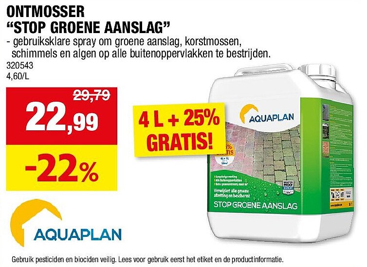 ONTMOSSER “STOP GROENE AANSLAG”