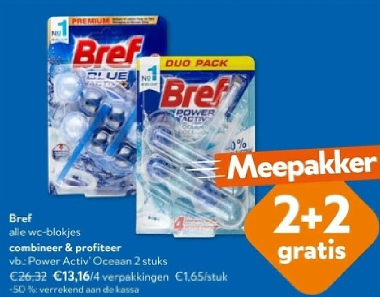 Bref Power Activ' Oceaan 2 stuks