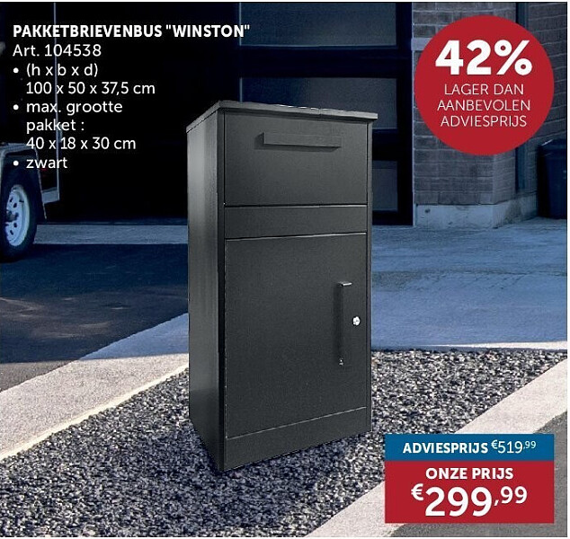 PAKKET BRIEVENBUS "WINSTON"