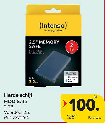 Harde schijf HDD Safe