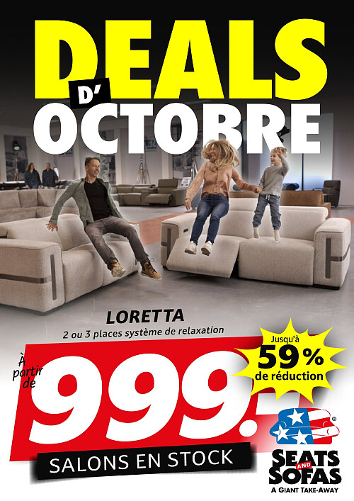 Loretta 3 ou 2 places canapé