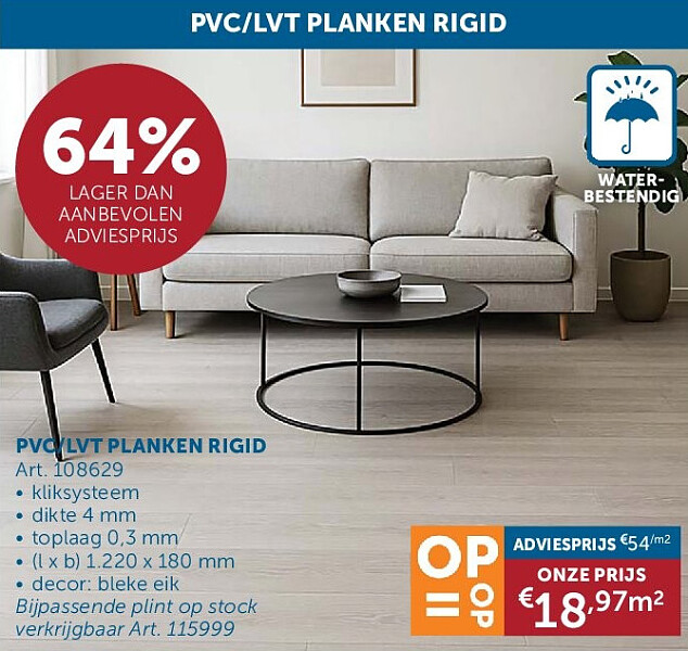 PVC/LVT PLANKEN RIGID