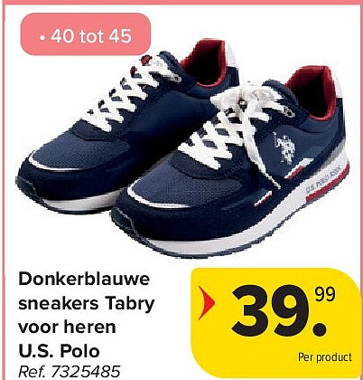 Donkerblauwe sneakers Tabry voor heren U.S. Polo