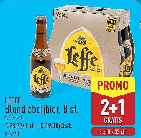 Blond abdijbier, 8st.