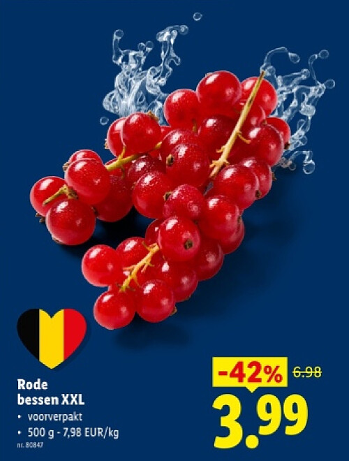 Rode bessen XXL