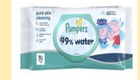 Pampers 99% Water Peppa Pig Billendoekjes 60 Stuks