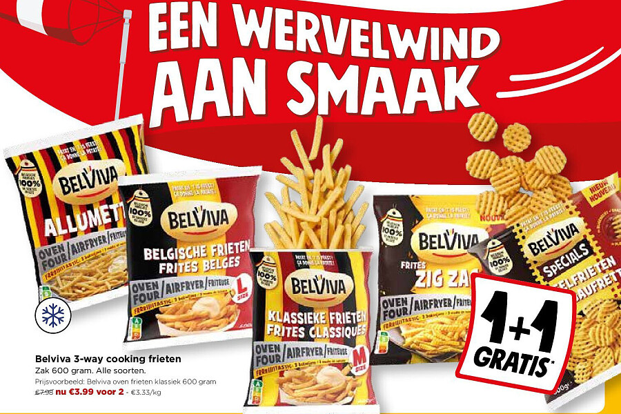 Belviva 3-way cooking frieten