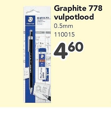 Graphite 778 vulpotlood 0.5mm 110015