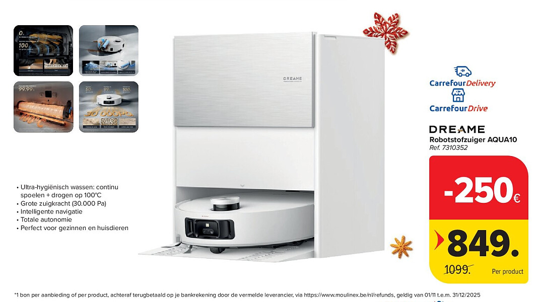 Robotstofzuiger AQUA10