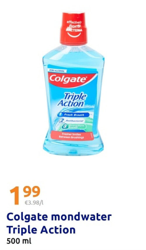 Colgate mondwater Triple Action