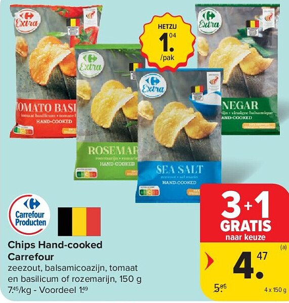 Chips Hand-cooked Carrefour