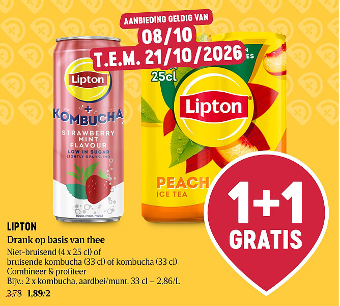 LIPTON Drank op basis van thee