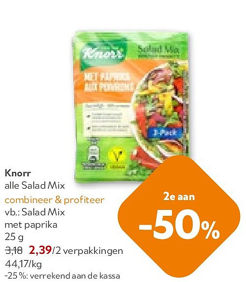 Knorr Salad Mix met paprika 25 g