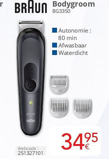 Braun Bodygroom BG3350