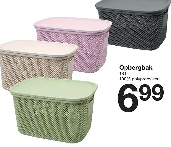 Opbergbak 18 L
