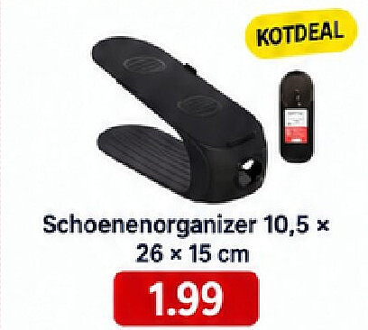 Schoenenorganizer 10,5 x 26 x 15 cm