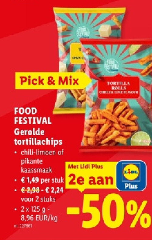 Gerolde tortillachips