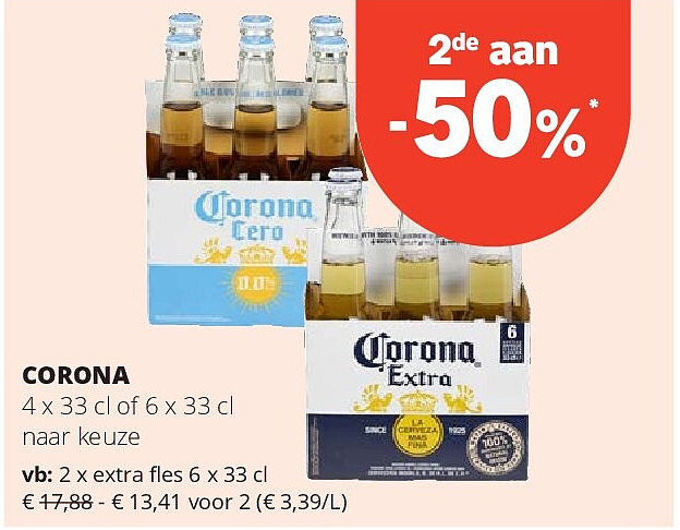 CORONA extra fles 6 x 33 cl