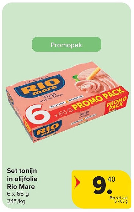 Set tonijn in olijfolie Rio Mare