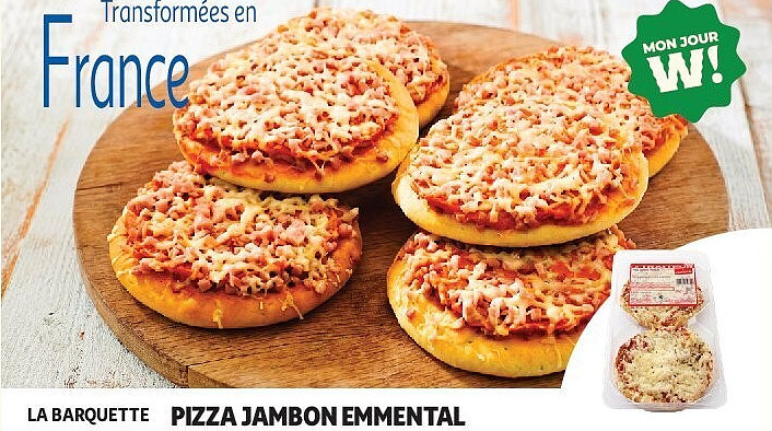 Pizza jambon emmental Auchan Le Traiteur